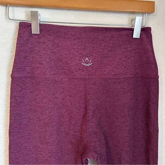 Beyond Yoga x Barre 3 Spacedye High Waisted Practice Pants Boysenberry, Large - Picture 6 of 10